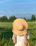Zoya-Raw Edge Hat