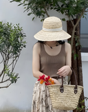 Dara-Structured Straw Hat