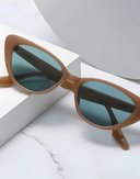 Tess-Brown Cat Glasses