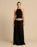 Noor-Ruffle Maxi Set