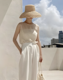 Dara-Structured Straw Hat