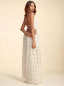 Noor-Ruffle Maxi Set