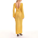Talia-Crochet Maxi Dress
