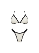 Isla-Ribbed Petal Bikini