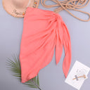 Lina-White Wrap Coverup