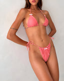 Daisy-Gingham Bow Bikini
