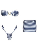 Nina-Wave Stripe Bikini