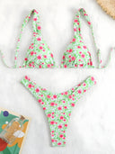 Rina-Floral Tie Bikini