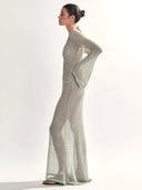 Alba-Open Knit Dress