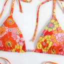 Lina-Floral Tie Bikini