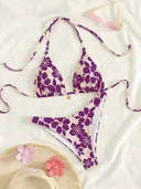 Noa-Hibiscus Tie Bikini