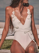 Mira-Ruffle Wrap Suit