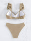 Mina-Pleated Bikini Set