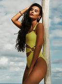 Zoya-Turquoise Ring Swimsuit