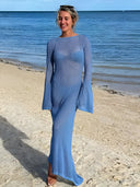 Alba-Open Knit Dress