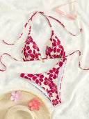 Noa-Hibiscus Tie Bikini