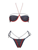 Alba-Strappy Print Bikini