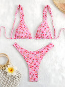 Rina-Floral Tie Bikini