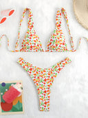 Rina-Floral Tie Bikini