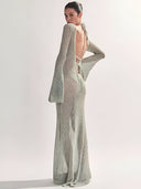 Alba-Open Knit Dress