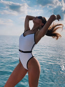 Ines-Tropical Ruffle Suit