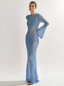 Alba-Open Knit Dress