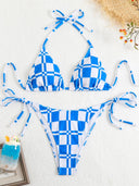 Ruby-Check Tie Bikini
