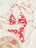 Noa-Hibiscus Tie Bikini