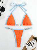Mira-Pearl Trim Bikini