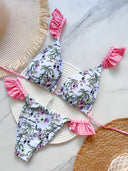 Lumi-Palm Frill Bikini