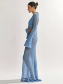 Alba-Open Knit Dress