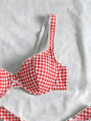 Clara-Gingham Bra Bikini