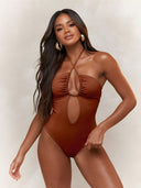 Ines-Keyhole One Piece