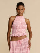 Noor-Ruffle Maxi Set