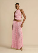 Noor-Ruffle Maxi Set